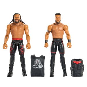 WWE Main EVent Showdown Tama Tonga & Jacob Fatu Action Figures Set. Series #24. 6-inch Collectibles