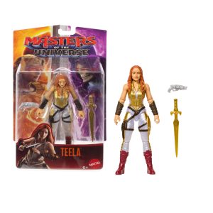 Masters Of The Universe 2026 Movie Teela 5.5 Inch Action Figure Heroine Toy & Sword. Camila Mendes