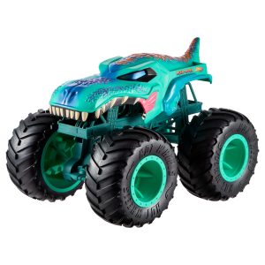 Hot Wheels-Monster Trucks Mega-Wrex Xxl-Avec Grandes Roues et Détails Brillants