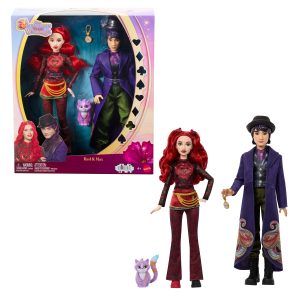 Disney Descendants: Wicked Wonderland Doll 2-Pack With Accessory & Animal Friend. Red & Max