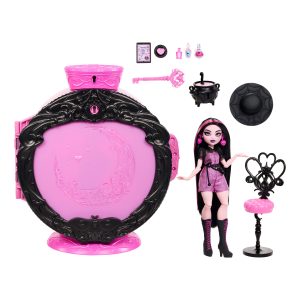Monster High Potion Reveal Playset With Draculaura Doll & 9 Accessories. Secret Code Unboxing