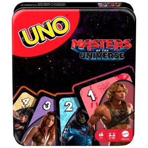 UNO Masters Of The Universe Movie Card Game For Kids. Adults & Family Nights With Collectible Storage Tin