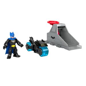 Imaginext DC Super Friends Launcher Set With 3-inch Batman Action Figure. Toy Vehicle & Housing Unit