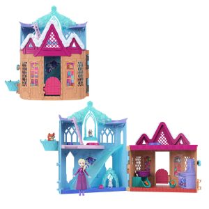 Disney Frozen Winter Animal Fun Playset With Elsa Small Doll. 3 Animal Friends & 8 Accessories