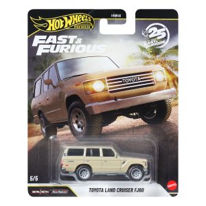 Hot Wheels Collector Vehículo de Colección Auto Rápidos y Furiosos Toyota Land Cruiser FJ60