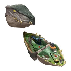 Jurassic World Rebirth Micro Adventure Mutadon Head. Playset Interactive Features & Small Figures