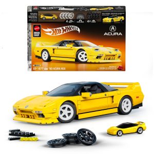 Mattel Brick Shop Hot Wheels '90 Acura Nsx Building Toy (877 Pieces). For Collectors