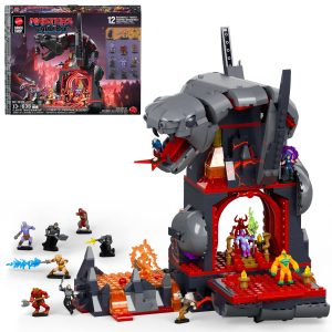 Mattel Brick Shop Masters Of The Universe Clash At Snake Mountain Building Toy Kit (636 Pieces). For Collectors