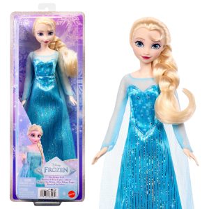 Disney Frozen Elsa Fashion Doll in Sparkling Removable Dress With Cape & Shoes. Inspired By Movie