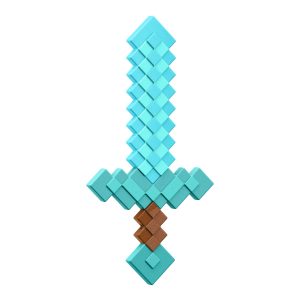 Minecraft Diamond Sword Battle Toy. Kid-Sized For Role-Play & Costumes. Inspired By The Video Game
