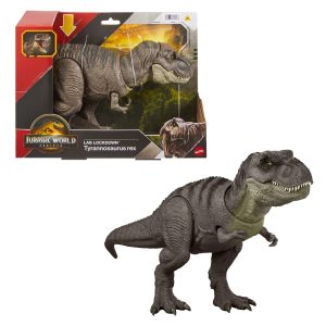 Jurassic World Rebirth Tyrannosaurus Rex Action Figure. Dinosaur Toy. T-Rex Chomp Attack