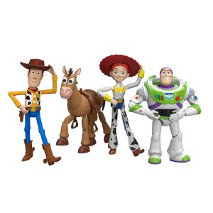 Disney And Pixar Toy Story Woody Jessie Bullseye & Buzz Figures