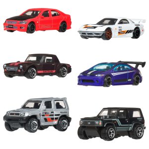 Hot Wheels-Coffret Rues du Japon-Coffret 6 Véhicules Japonais