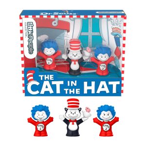 Little People Collector Dr. Seuss The Cat in The Hat Special Edition Set For Fans. 3 Figures