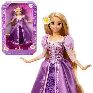 Disney Princess Sparkling Princess Series Rapunzel Fashion Doll W/ Removable Dress & Hair Accessory