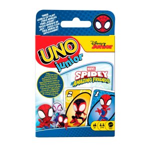 UNO Junior Marvel Spidey And His Amazing Friends Card Game For Kid. Adult & Family Nights