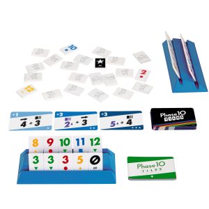 Phase 10 Tiles Game. Family Tile-Based Play With Rummy-Type Fun For 2-6 Players