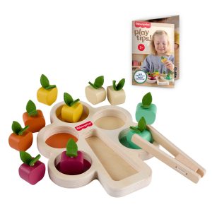 Fisher-Price Montessori Wooden Sorting Tree. Learning Toy & Play Tips For Toddlers. 12 Wood Pieces