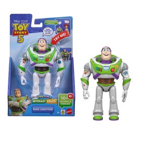 Disney And Pixar Toy Story 5 Interactables Buzz Lightyear 7 Inch Movie Phrases & Cross Talk