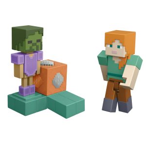 Minecraft Redstone Charged Animated Armor Stand Set. 1 3.25-Inch Scale Action Figure. 1 Mechanism & 1 Accessory