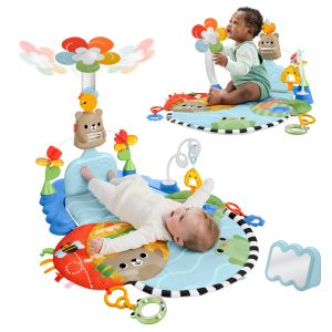 Fisher-Price 3-in-1 Kick & Sway Activity Gym. Baby Play Mat & Sensory Toys For Newborn Developmental Play