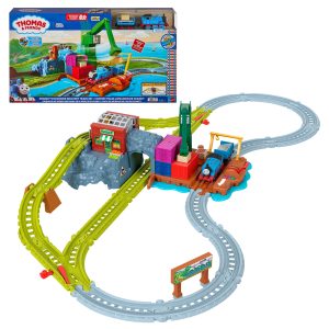 Coffret de Train La Livraison Sur Le Quai de Cranky de Thomas et ses Amis
