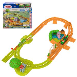 Thomas & Friends Percy's Hippo Adventure Train Set From Fisher-Price. With Engine. Car & Crates
