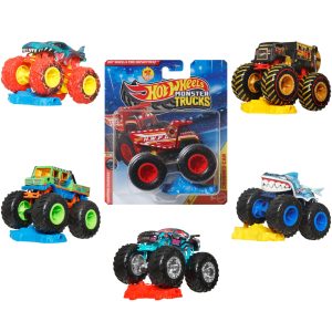 Hot Wheels Monster Trucks Veículo de Brinquedo Carro Surpresa Escala 1:64