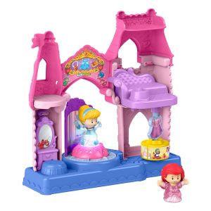Fisher-Price Little People Disney Princess Shimmer & Glow Dress Shop Toddler Playset & 2 Figures
