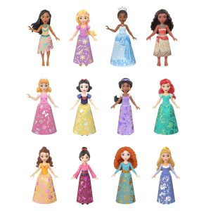 Disney Princess Ultimate Princess Pack With 12 Small Dolls in Signature Outfits inspired By Movies