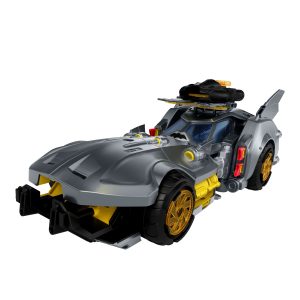 DC Premier Batmobile Vehicle. Batman Signature Crime Fighting Car With Bat-Drone Cannon