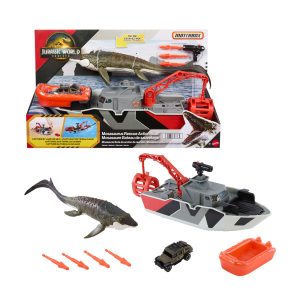 Matchbox® Bateau de Sauvetage Mosasaure Jurassic World