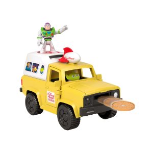 Imaginext Disney And Pixar Toy Story Pizza Planet Truck With Buzz Lightyear & Alien Action Figures