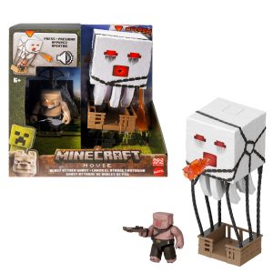 Minecraft La Película Figura de Acción Ataque Explosivo Ghast