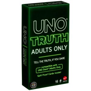 UNO Truth Adults Only Card Game. Play Anywhere. Travel. Dorm. Camping & Party