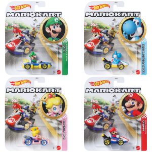 Hot Wheels Mario Kart Vehículo de Juguete Personajes Sorpresa