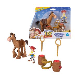 Imaginext Jessie & Bullseye Play Set. Projectiles & Saddle. Inspired By Disney And Pixar Toy Story