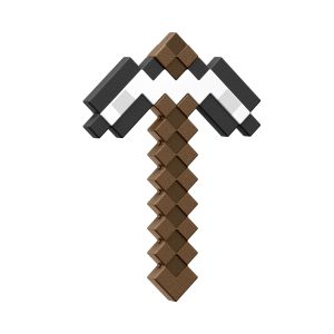 Minecraft Iron Pickaxe Battle Toy. Kid-Sized For Role-Play & Costumes. Inspired By The Video Game