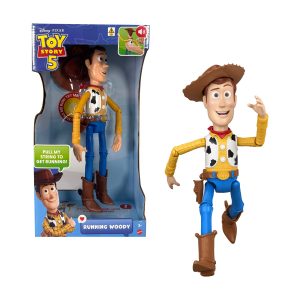 Disney And Pixar Toy Story 5 Running Woody 12 Inch Action Figure. 50 Plus Sounds