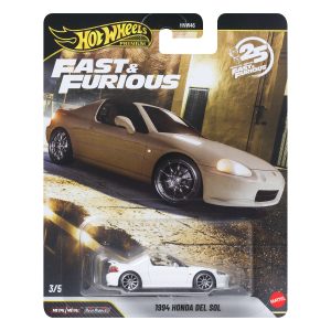 Hot Wheels Collector Vehículo de Colección Auto Rápidos y Furiosos Honda del Sol