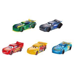 Disney And Pixar Cars Travelin' Team 5-Pack. Set Of 5 1:55 Scale Die-Cast Toy Cars
