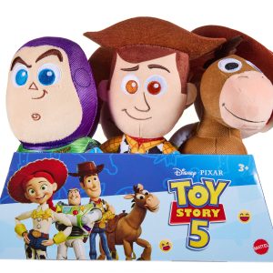Assortiment de Peluches Représentant Les Personnages de Toy Story 5 de Disney et Pixar