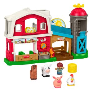 Fisher-Price Little People Caring Fun Animal Farm Playset Toddler Learning Toy. Multilanguage Version
