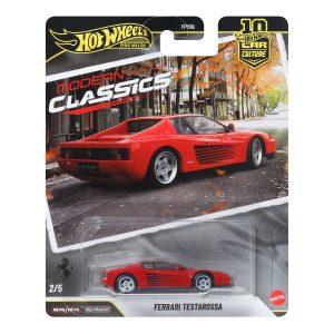 Hot Wheels Collector Vehículo de Colección Auto Cultura Automotriz Ferrari Testarossa