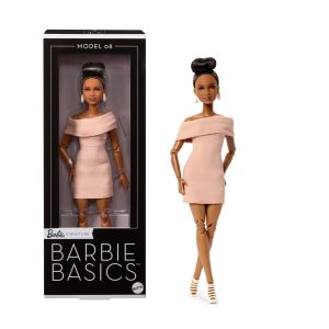 Barbie-Barbie Basics Modèle 08-Poupée Brune Avec Robe Brune