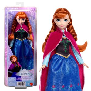 Disney Frozen Anna Fashion Doll With Sparkling Removable Dress. Cape & Boots. Inspired By Movie
