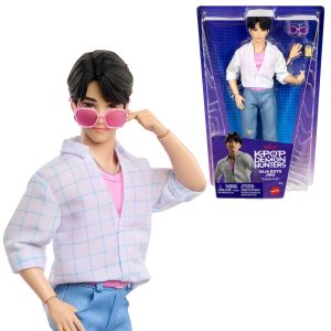 KPop Demon Hunters Saja Boys Jinu Fashion Doll in Soda Pop Look With Themed Movie Accessories