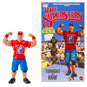 WWE Ljn Superstars John Cena Action Figure. 1980s Retro 8-inch Collectible Toy