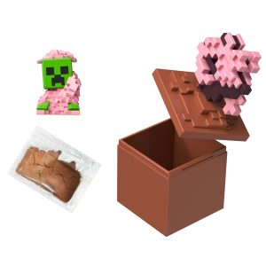 Minecraft Mini Mode Bloom Blocks Action Figure With Sand Compound (Characters May Vary)