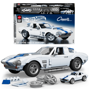 Mattel Brick Shop Hot Wheels Corvette Grand Sport. Kit de Construction de Jouets 918 Pièces. de Collection